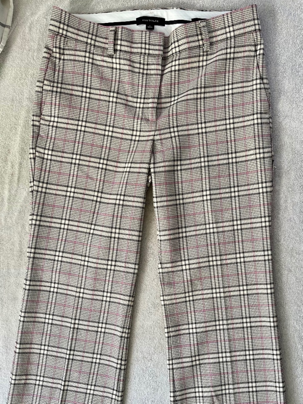 Ann Taylor The Jayne Plaid Mid Rise Pants Size 8 NWT